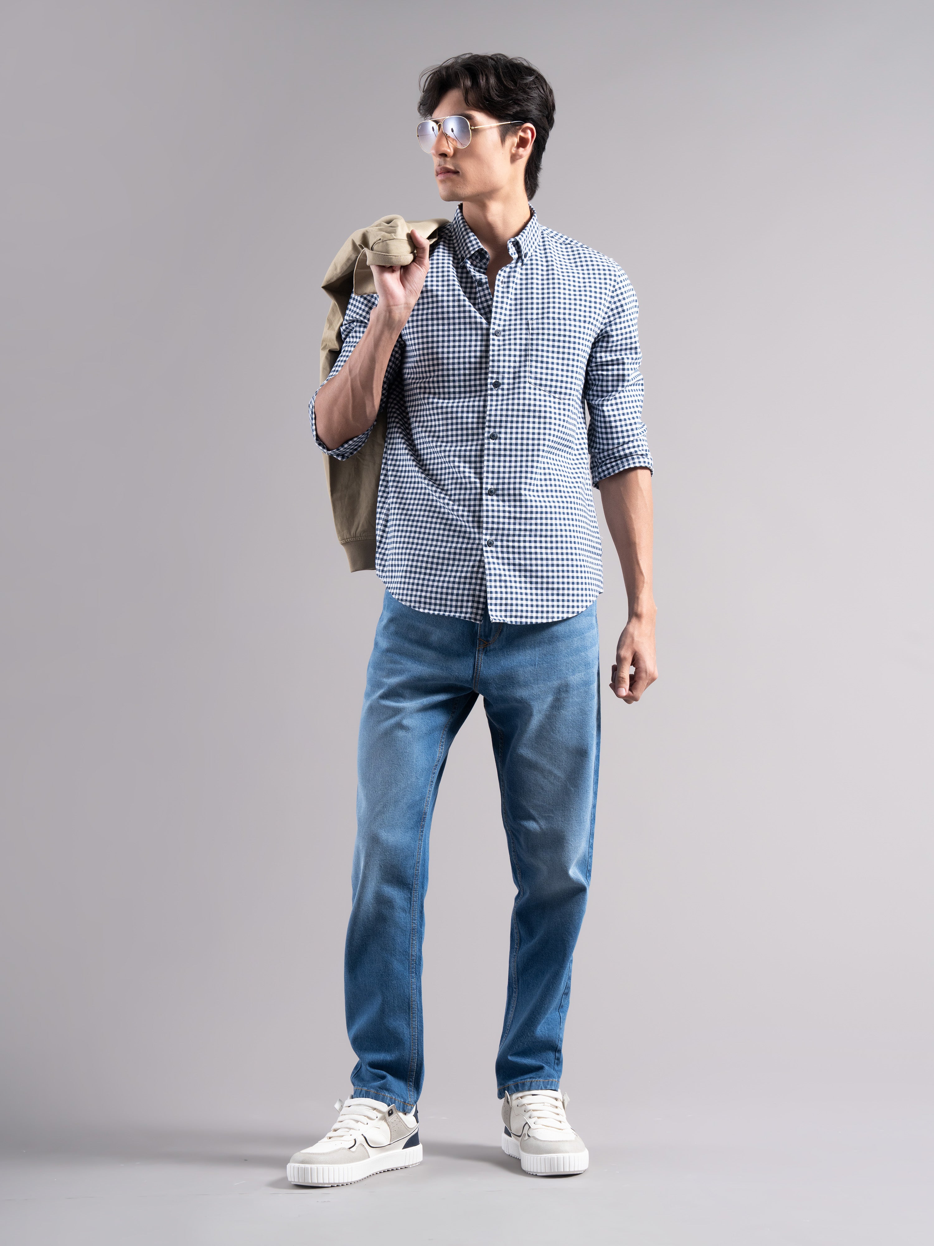 Men Blue Regular Fit Jeans