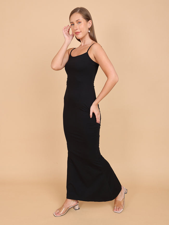 Women Black Cami Maxi Dress