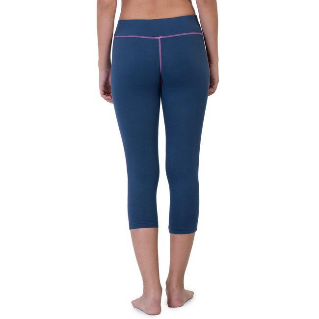 Women Blue 3/4th Length Capri