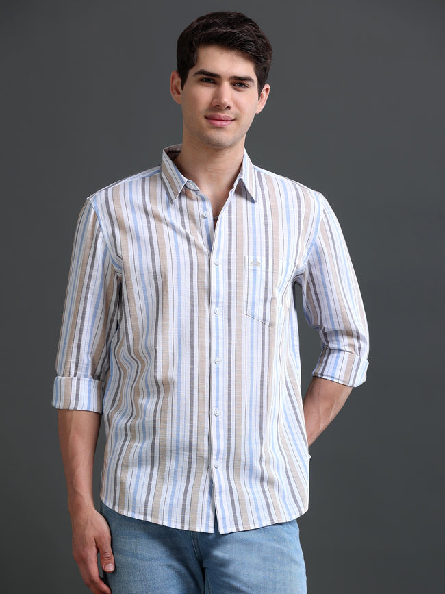 Men Multi Striped Shirt