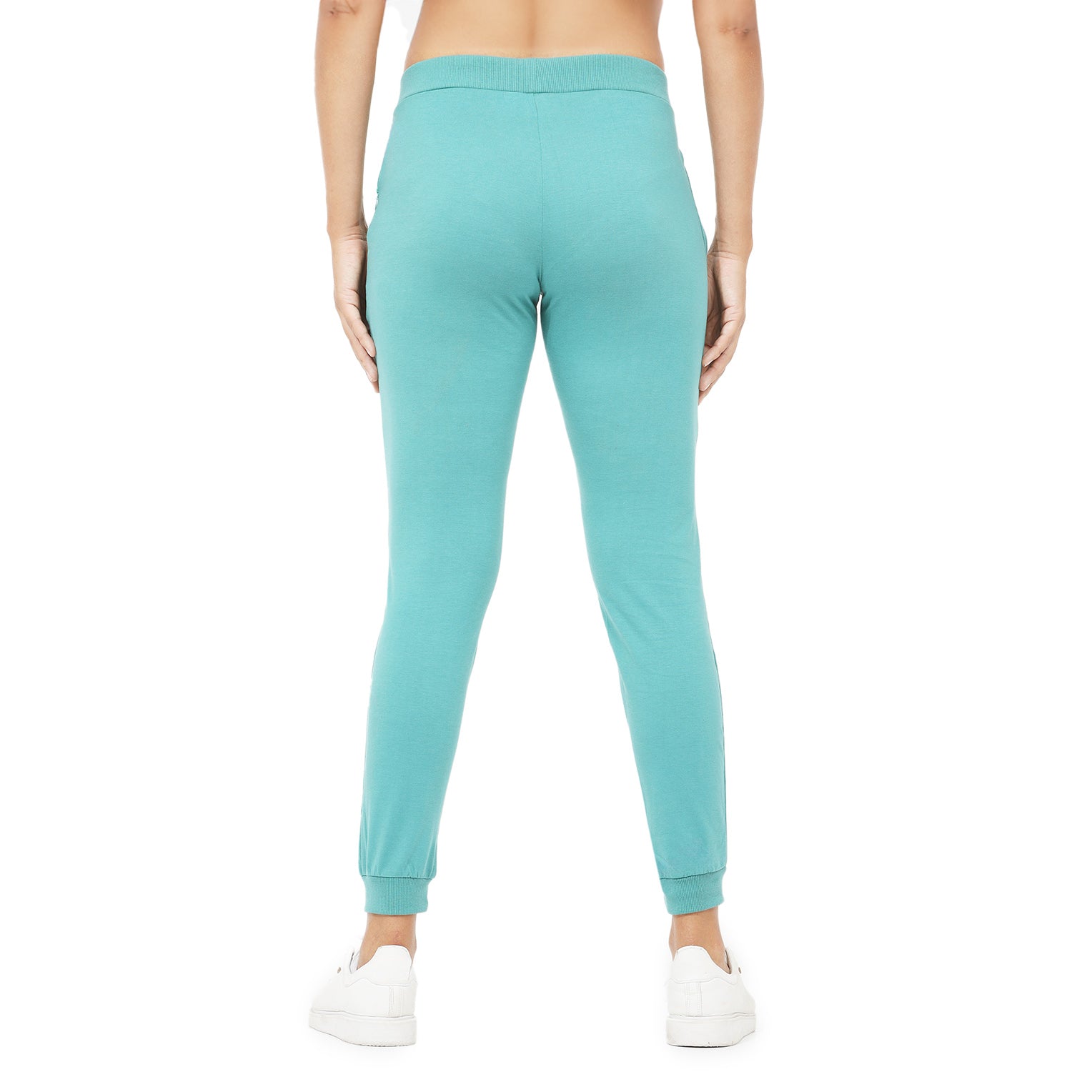 Women Blue Ankle Length Jogger Pant