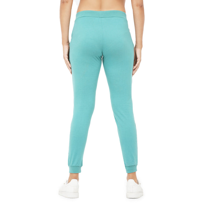 Women Blue Ankle Length Jogger Pant