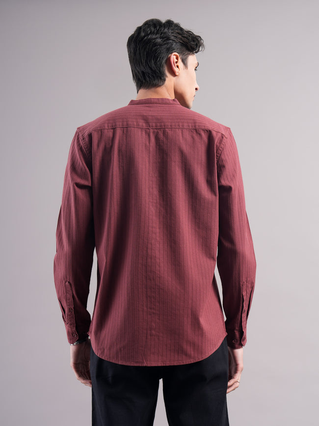 Men Cotton Striped Shirts