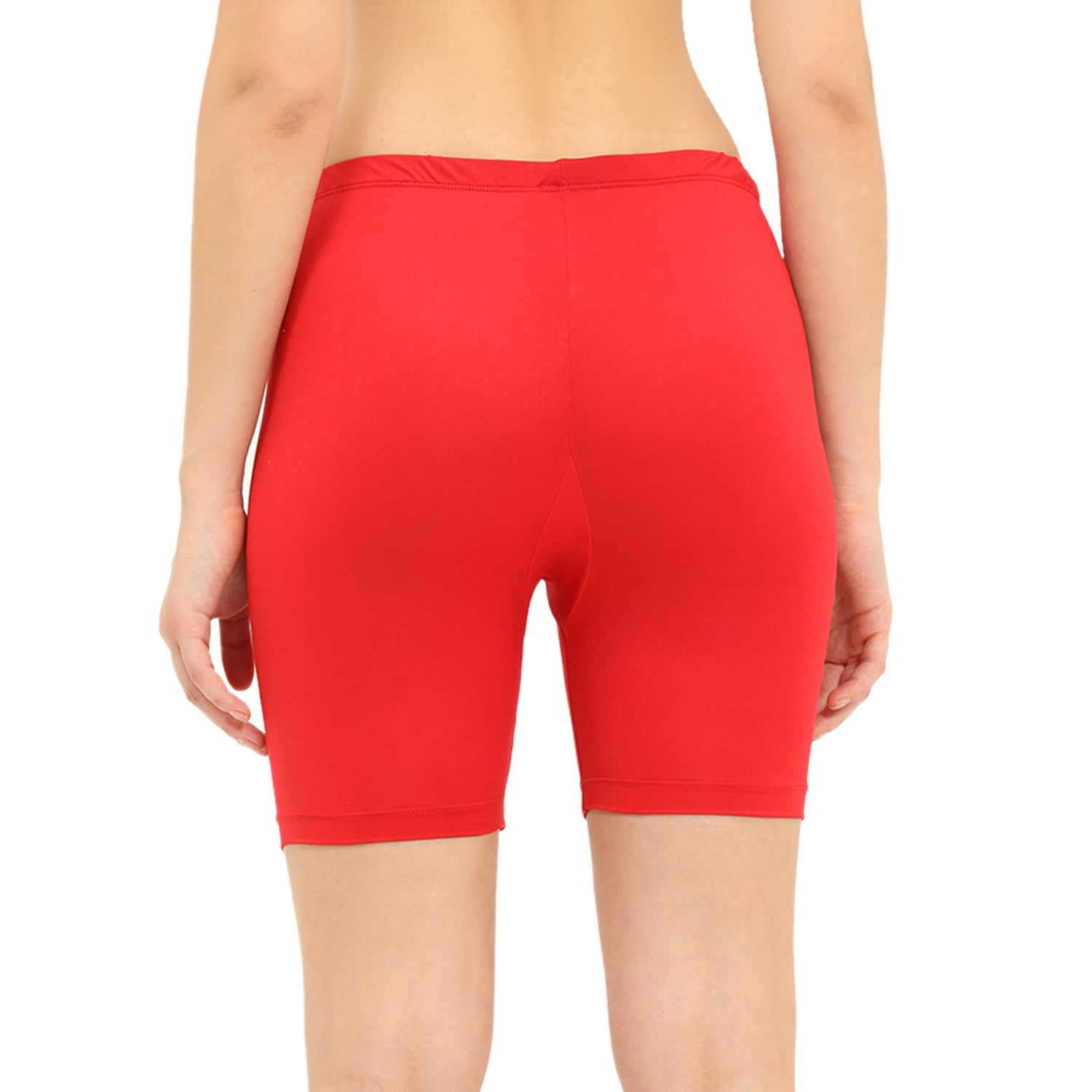 Women Red Cycling Shorts