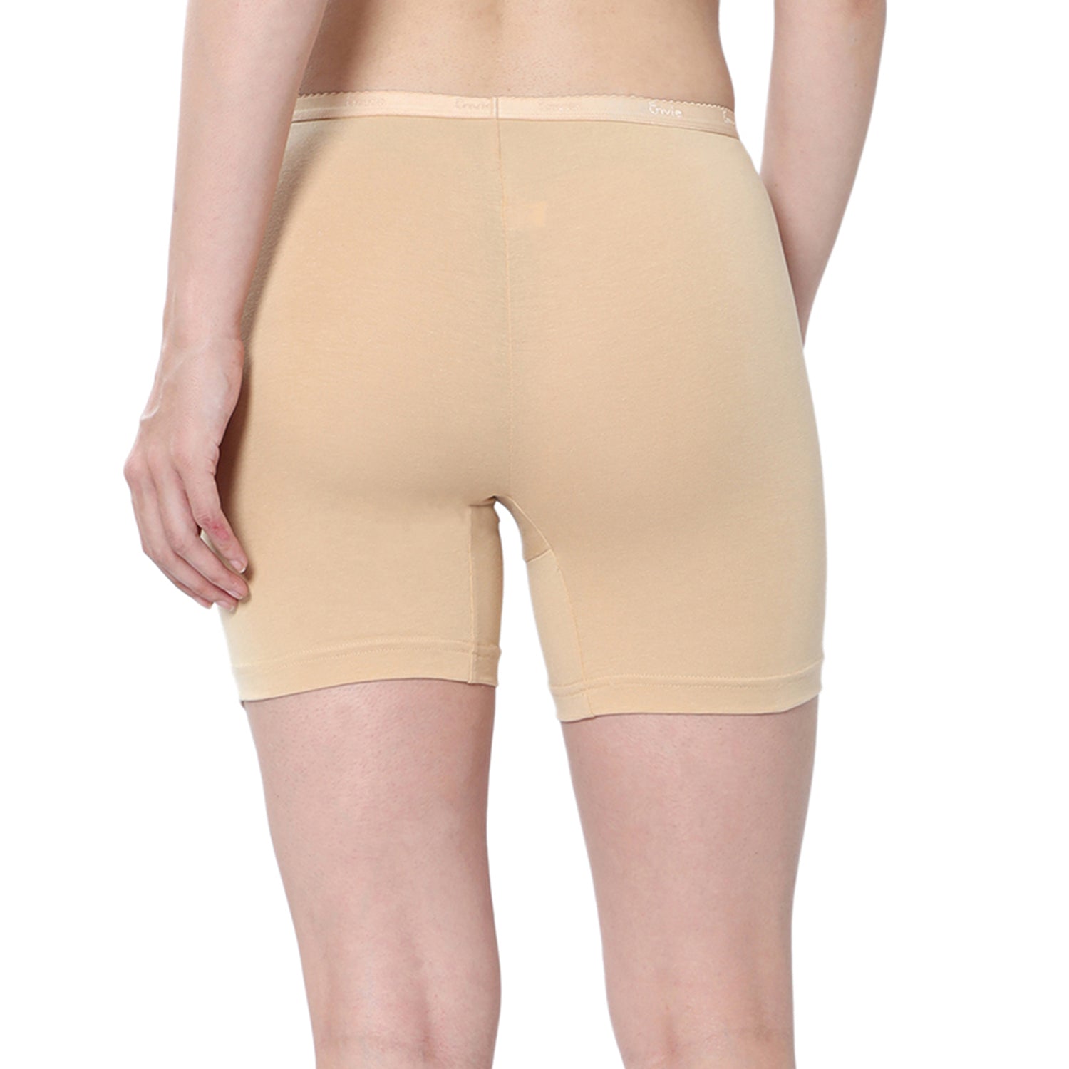 Women Beige Cycling Shorts