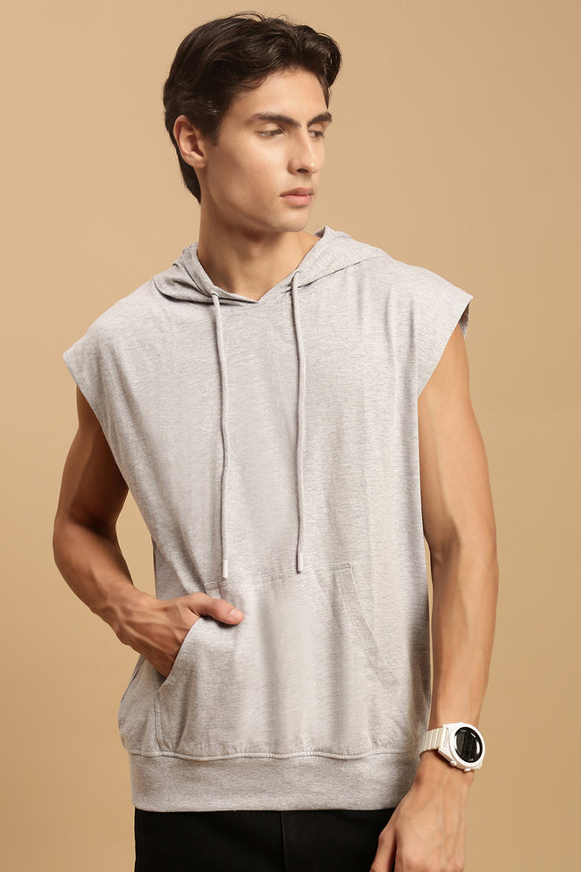 Men Sleeveless Hoodie T-Shirt