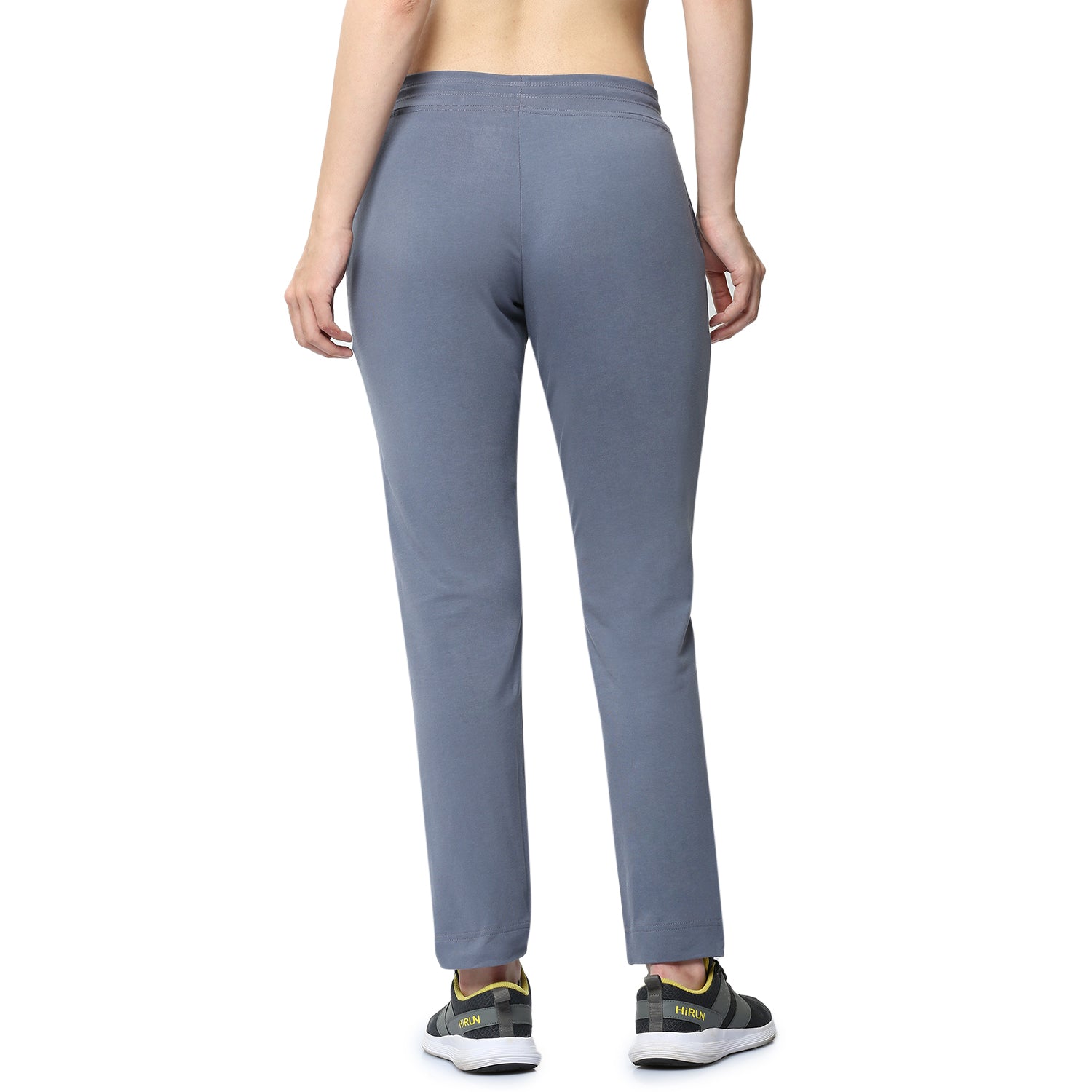 Women Grey Ankle Length Track Pant