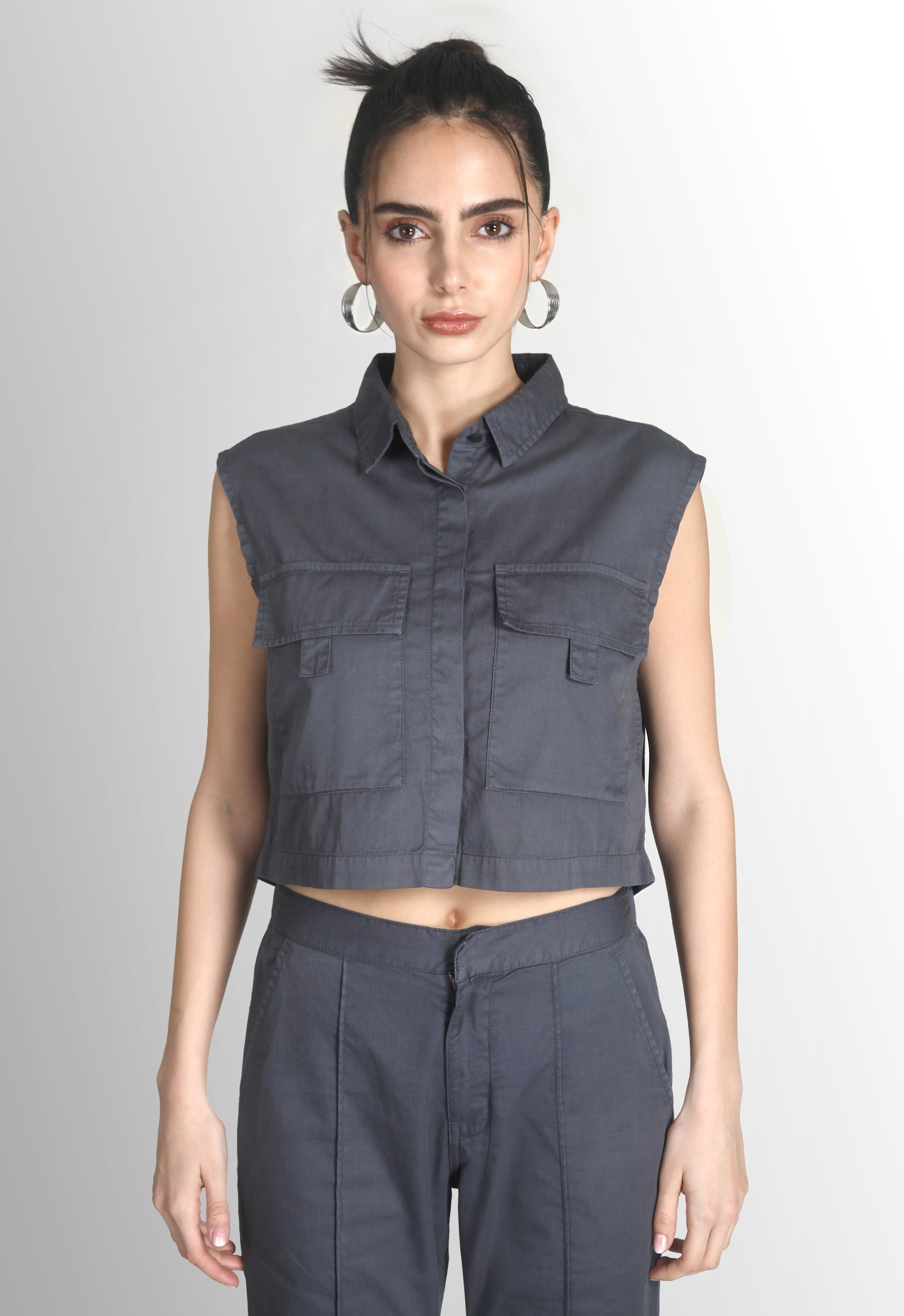 Women Classic Loose Fit High-Rise Trousers