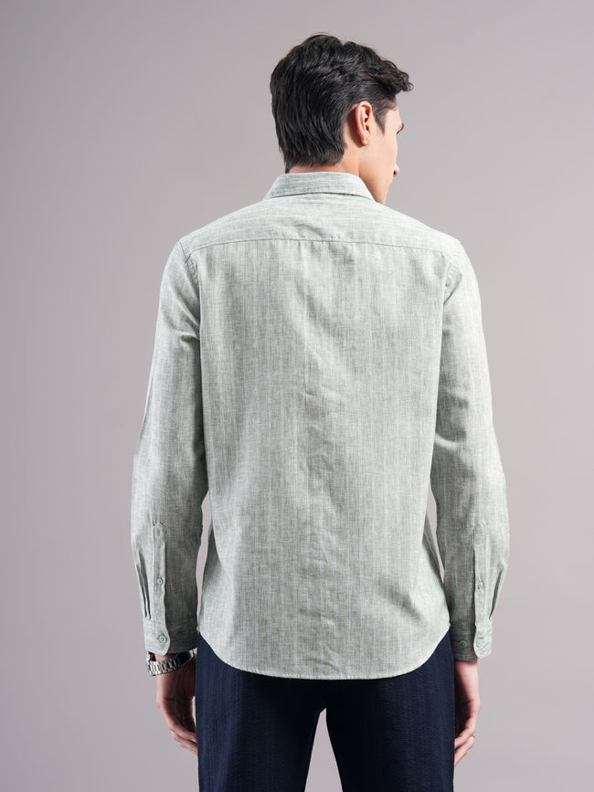 Men Polycotton Striped Shirts