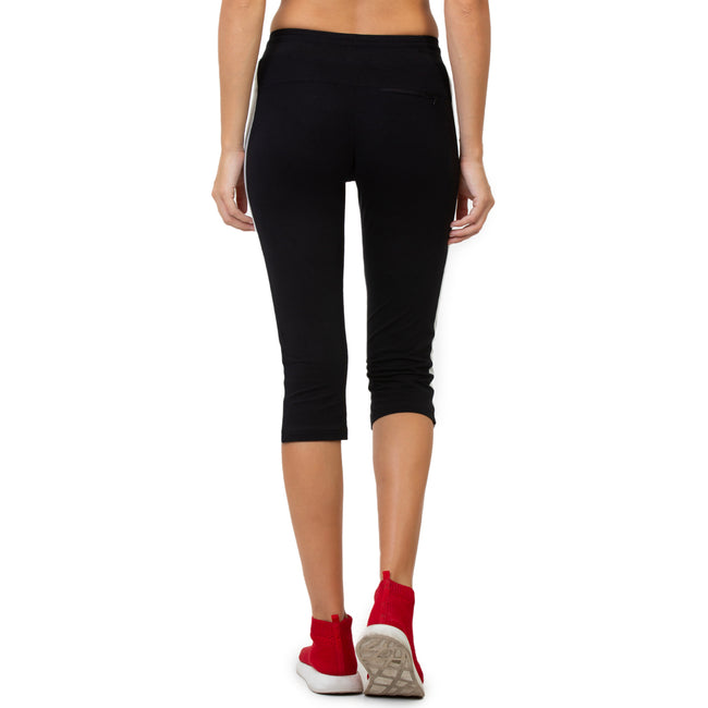 Women 3/4th Contrast Capri