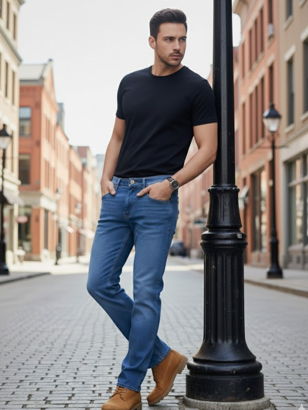 Men Blue Stretchable Jeans