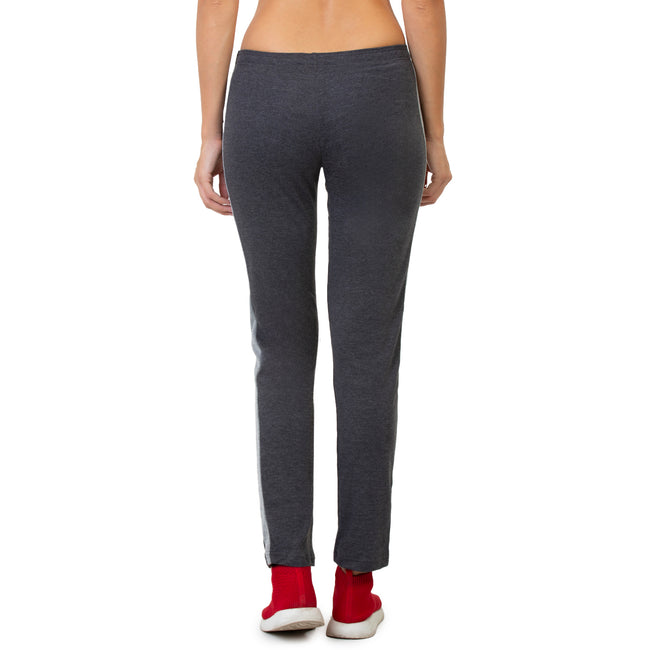 Women Grey Ankle Length Track Pant