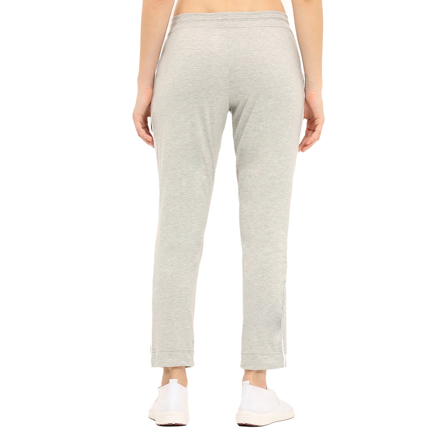 Women Grey Casual Sports Lower Wear Pants