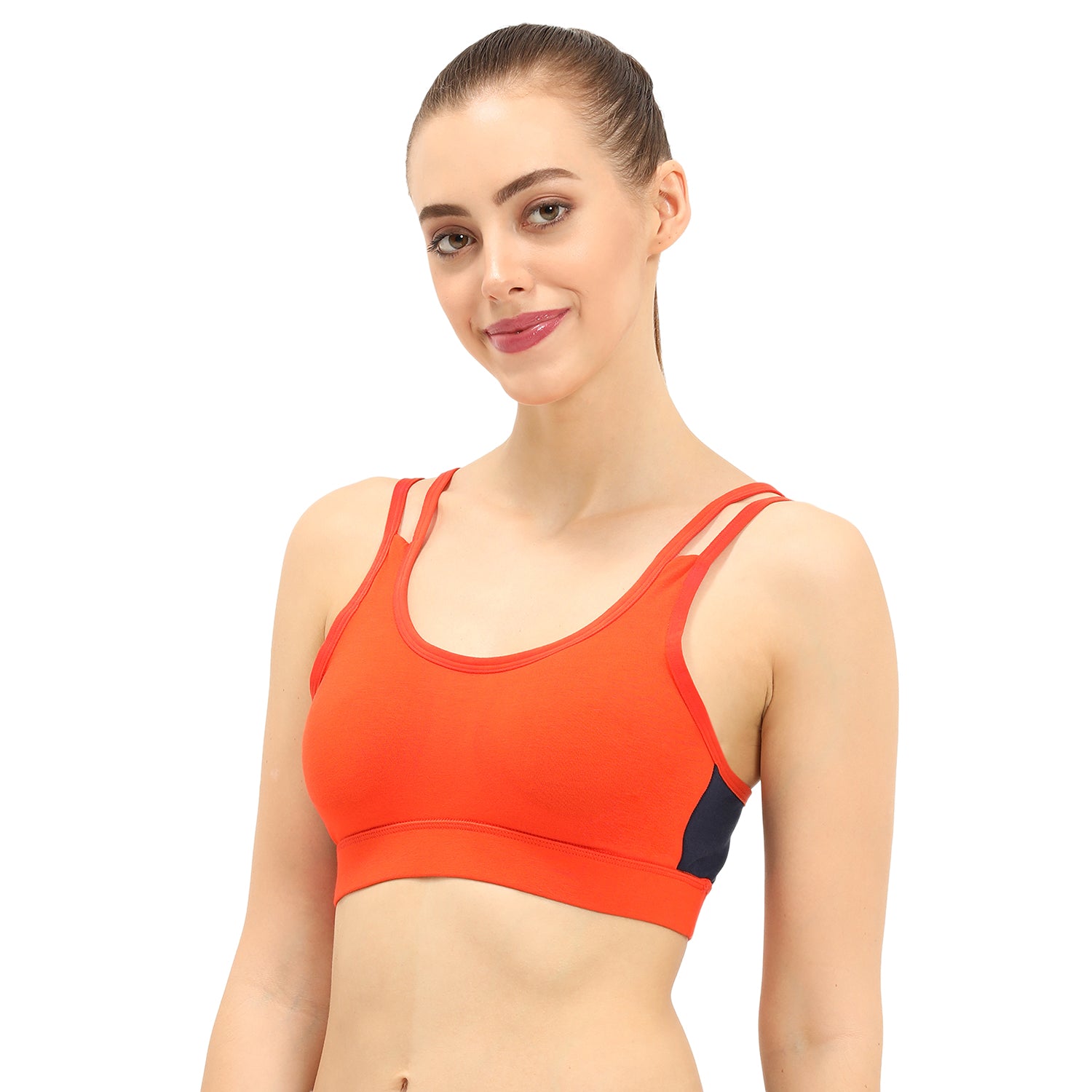 Padded Non-Wired Full Coverage Sports Bra
