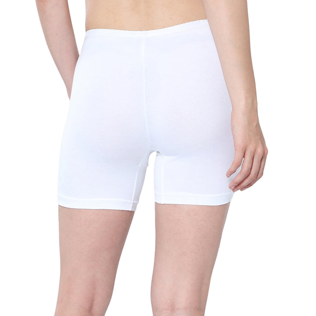 Women White Cycling Shorts