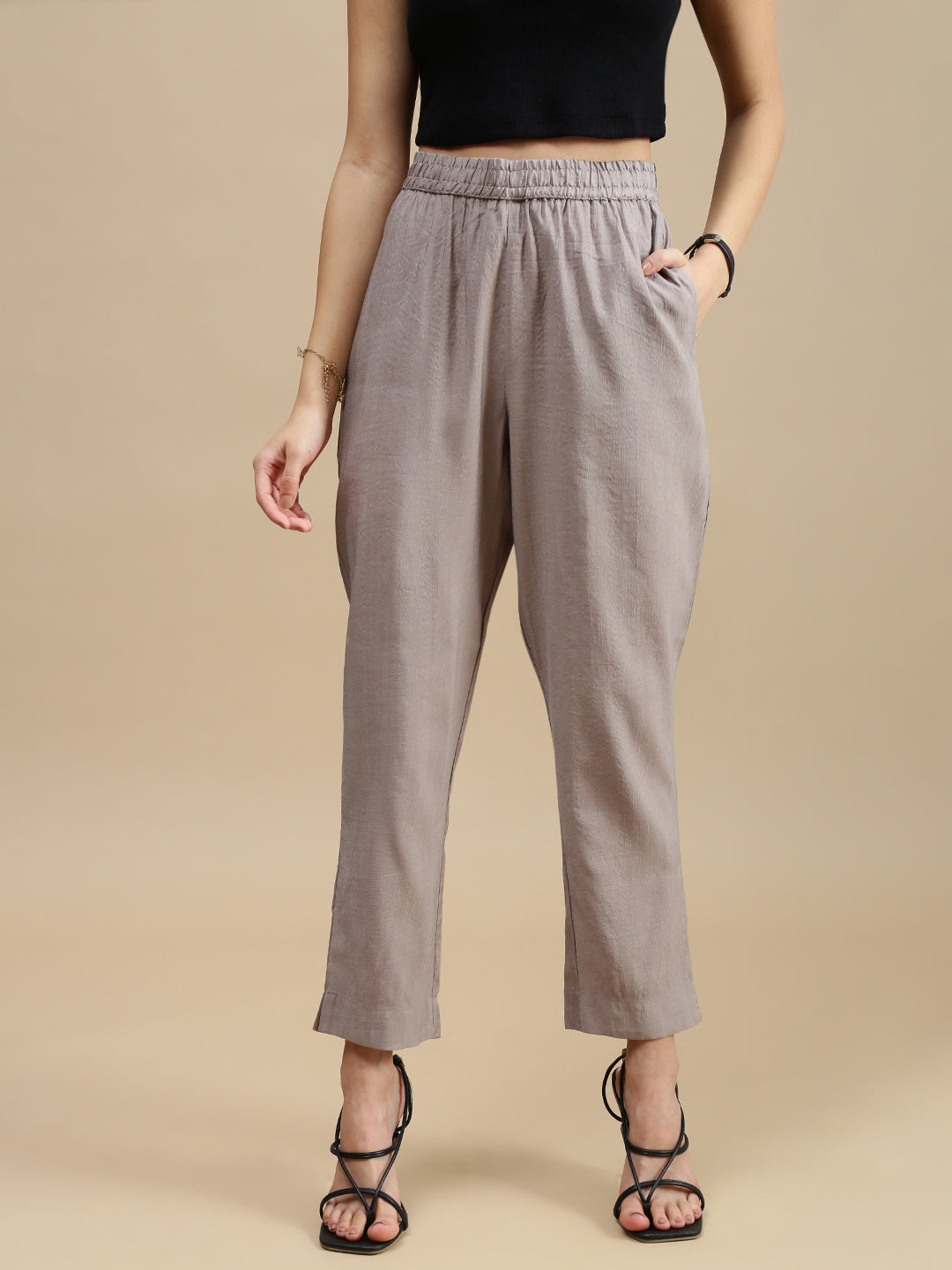 Women Copper Festive Pants