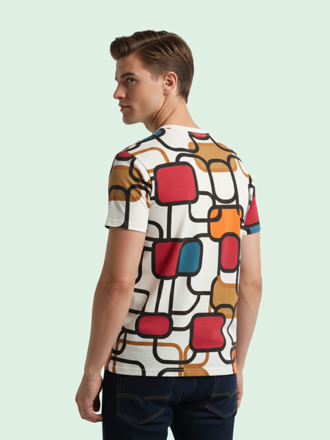 Men All-Over Cotton T-Shirt