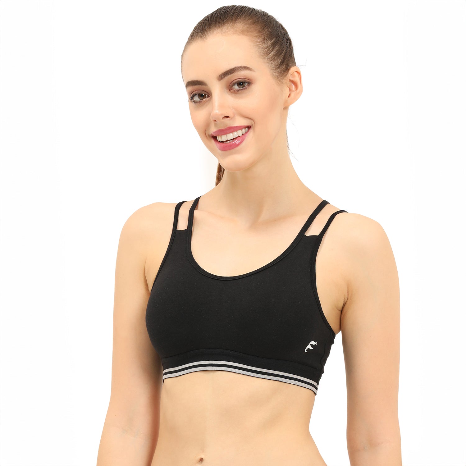 Padded Non-Wired Full Coverage Sports Bra