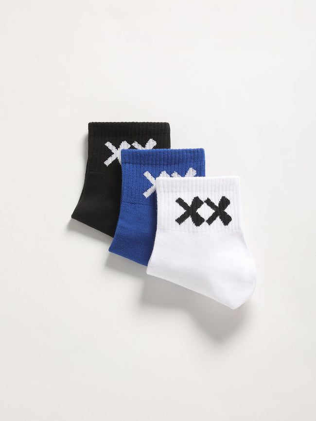 Men Pack of 3 Above Ankle Length Socks