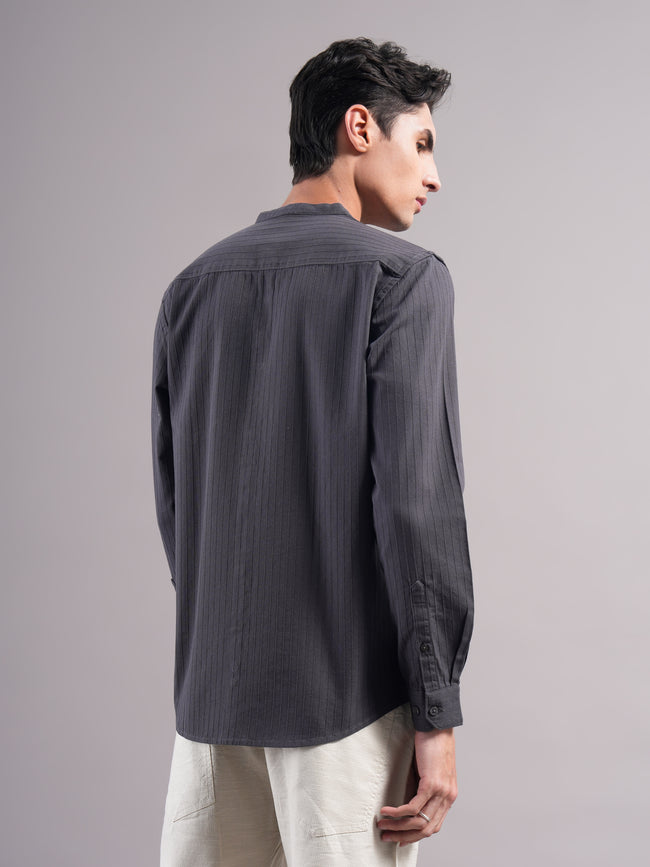 Men Cotton Striped Shirts