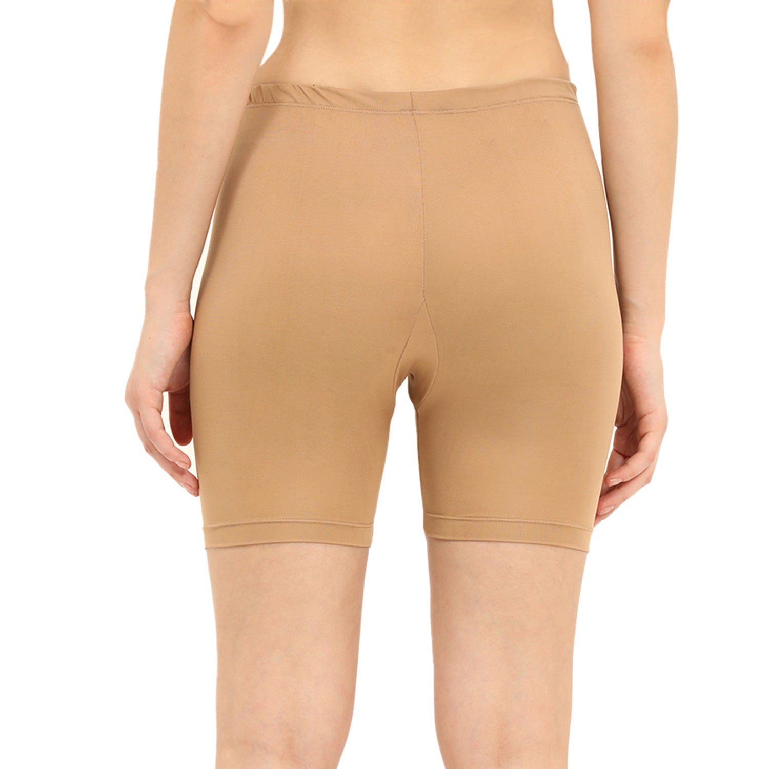 Women Beige Cycling Shorts