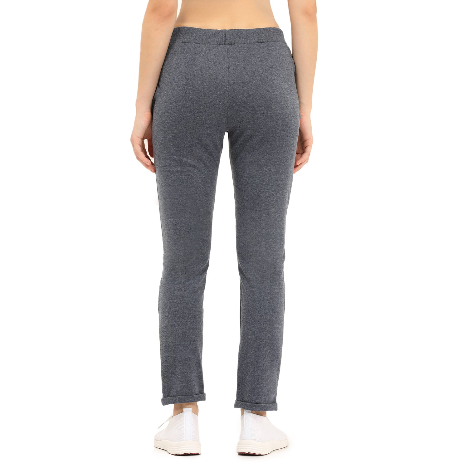 Women Blue Ankle Length Track Pant