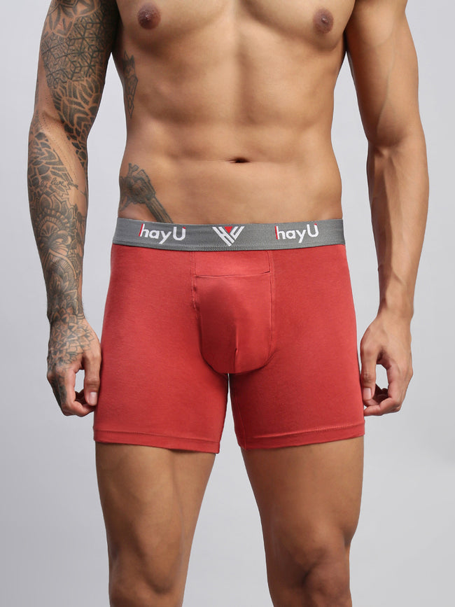 Men Red Boxer Briefs
