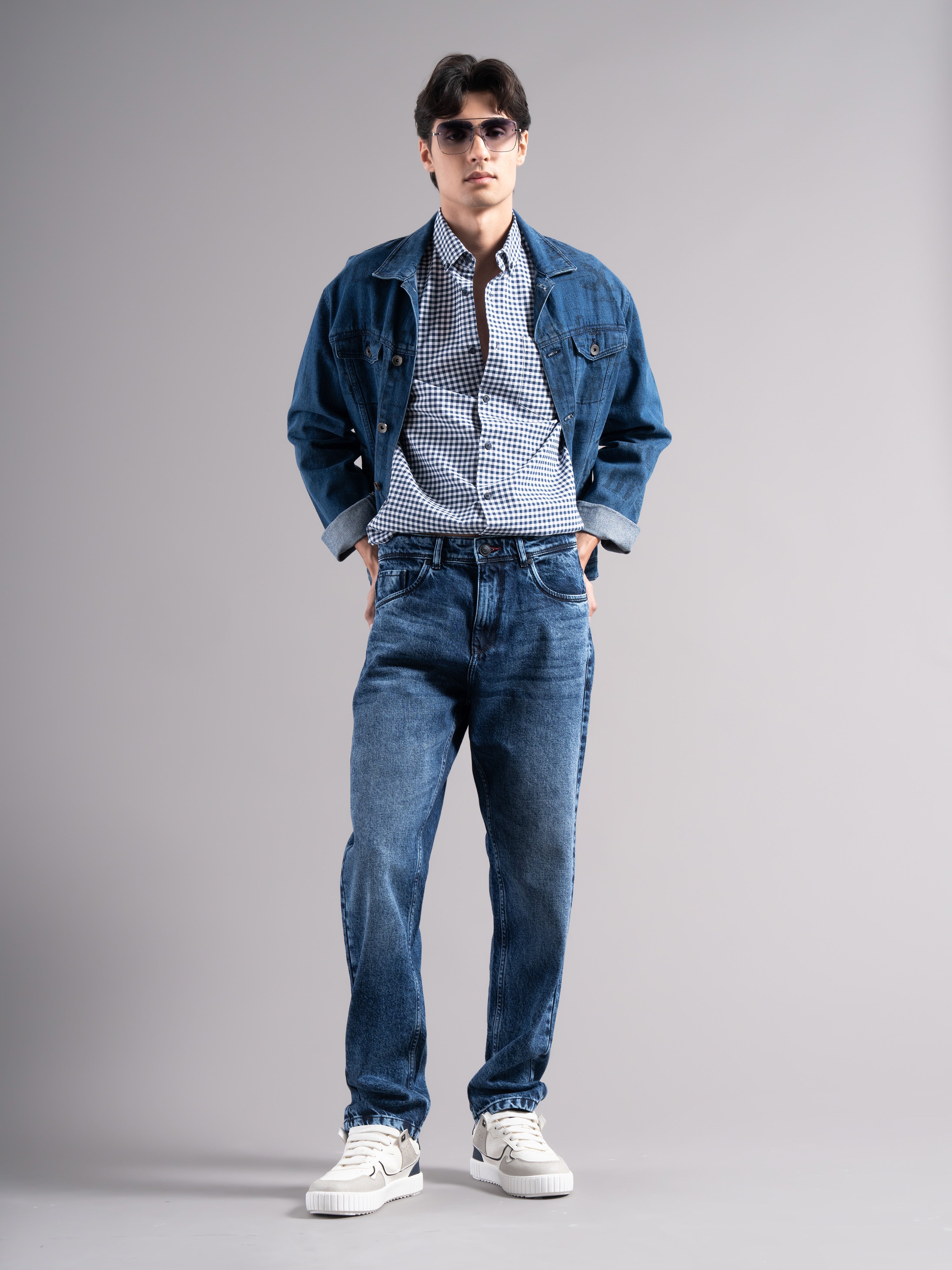 Men Blue Regular Fit Jeans