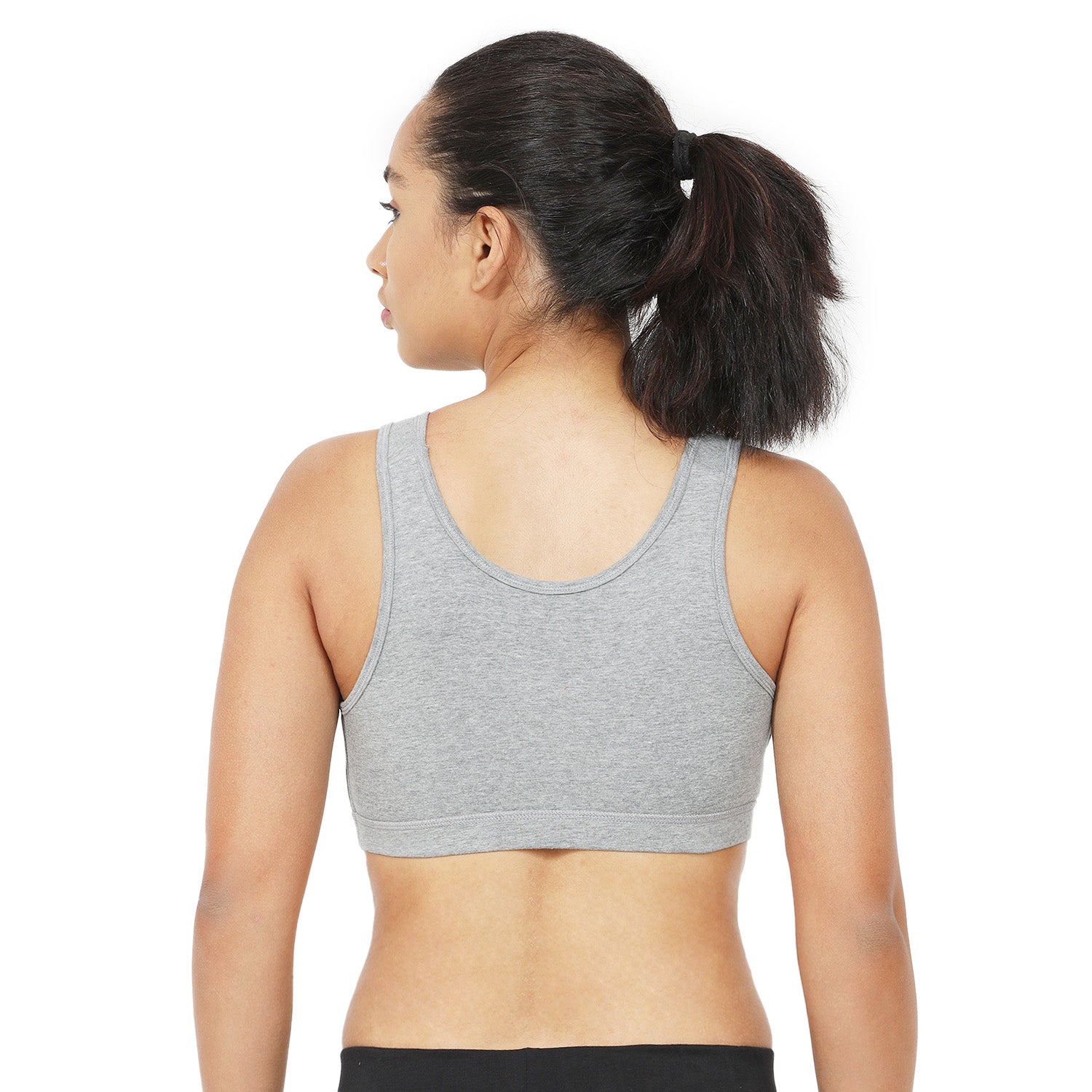 Non-Padded Non-Wired Full Coverage Sports Bra