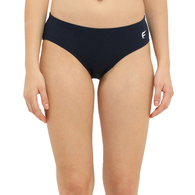Medium Rise 3/4th Coverage Hipster Panty Pack Of 3