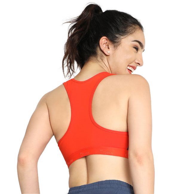 Non-Padded Non-Wired Full Coverage Sports Bra