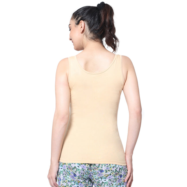 Regular Fit U-Neck Short Length Tank Top
