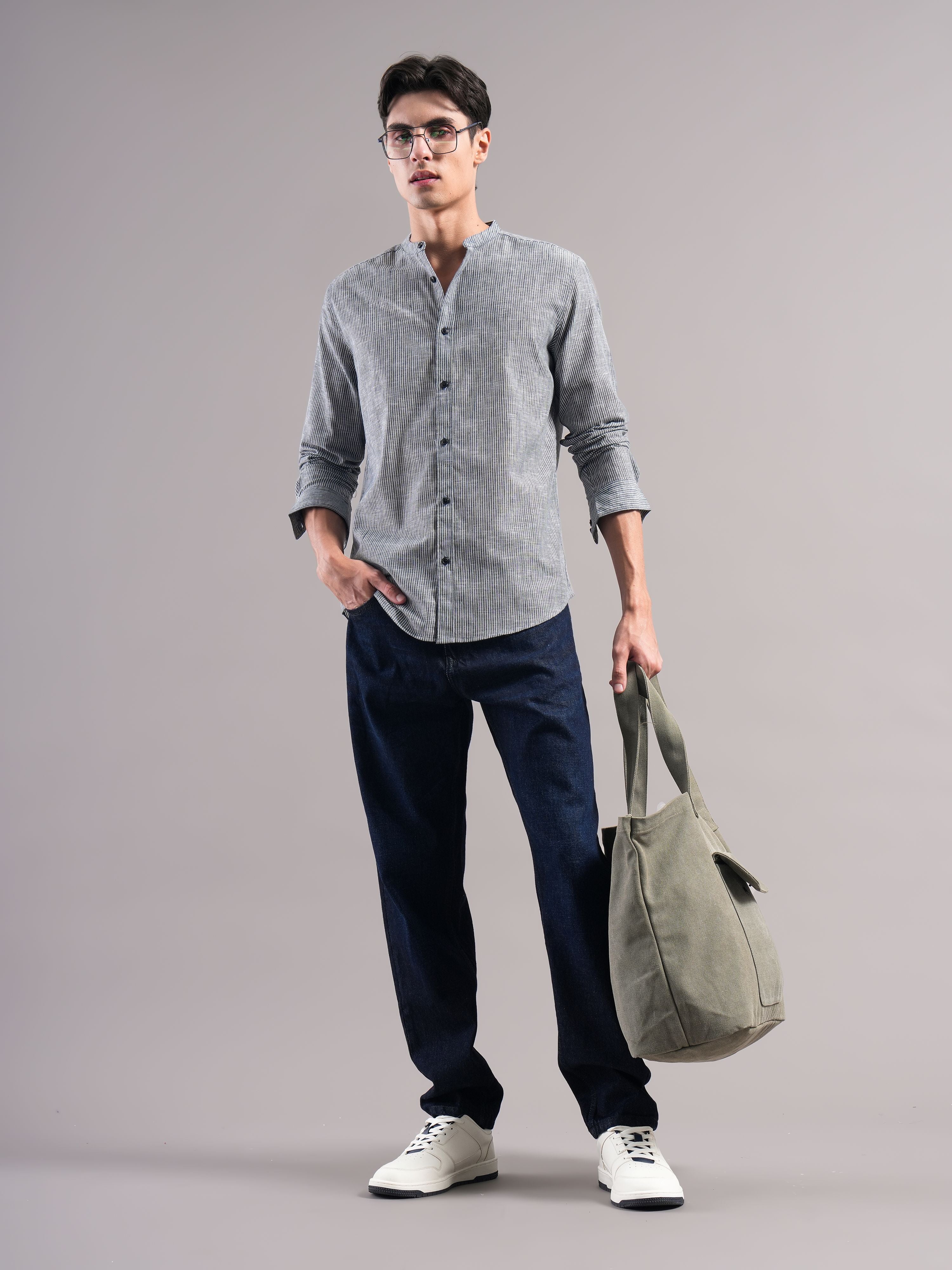 Men Black Casual Shirt