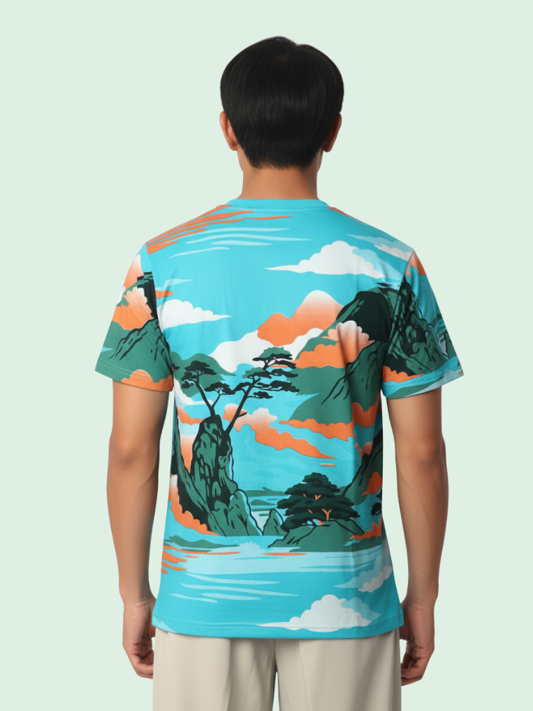 Men All-Over Cotton T-Shirt
