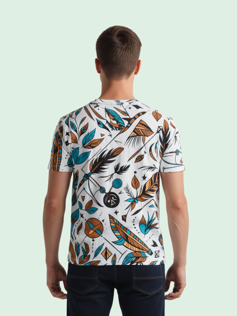 Men All-Over Cotton T-Shirt