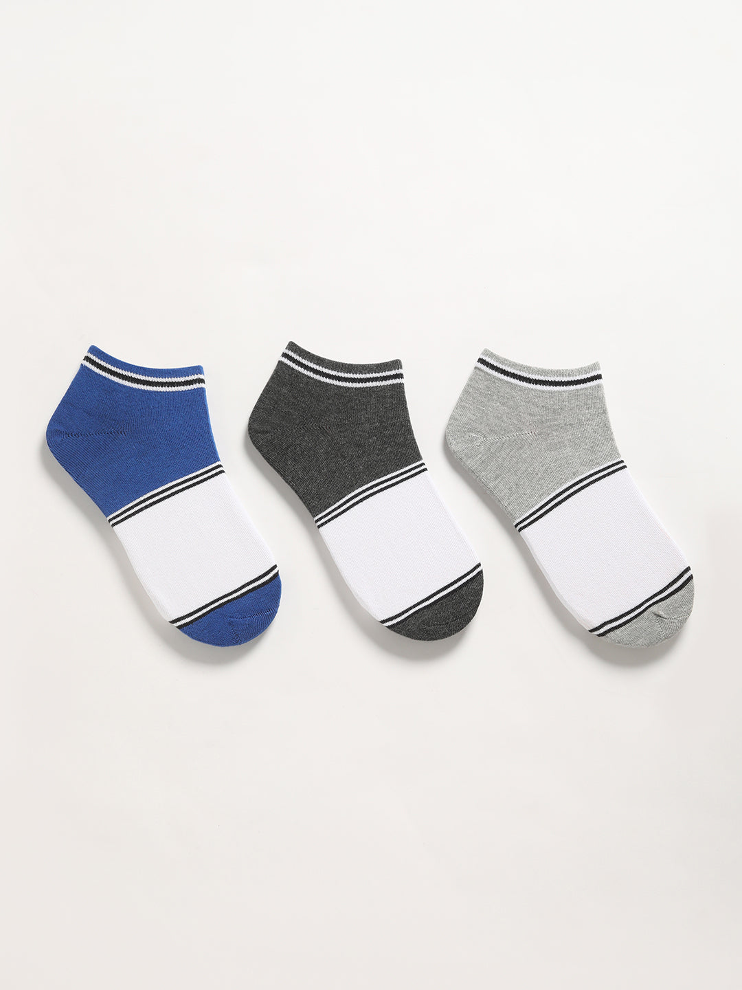 Men Pack of 3 Ankle Length Socks