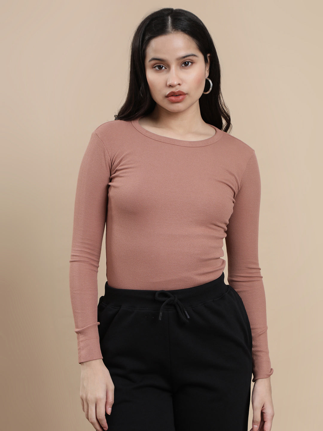 Women Brown Casual Top