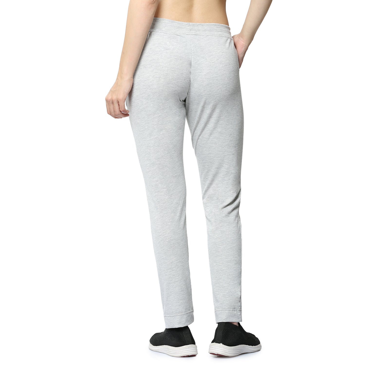 Women Grey Ankle Length Track Pant