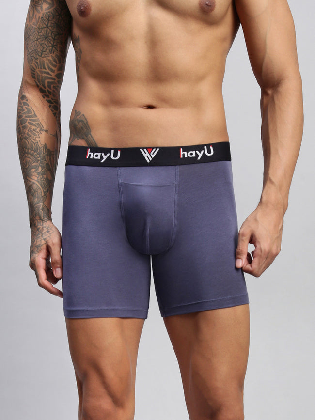 Men Cotton Elastane Boxer Briefs