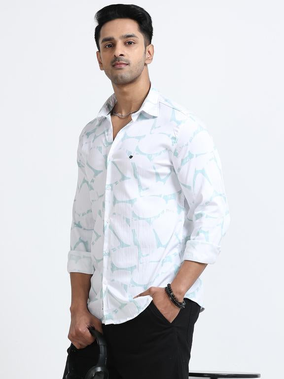 Men Premium Printed Casual Shirt