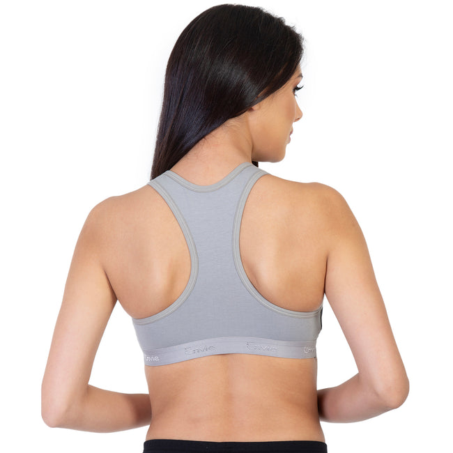 Non-Padded Non-Wired Full Coverage Sports Bra