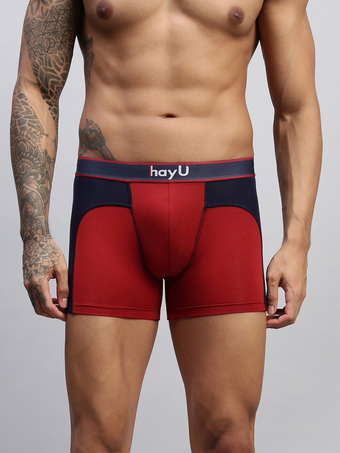 Men Red Modal Trunks