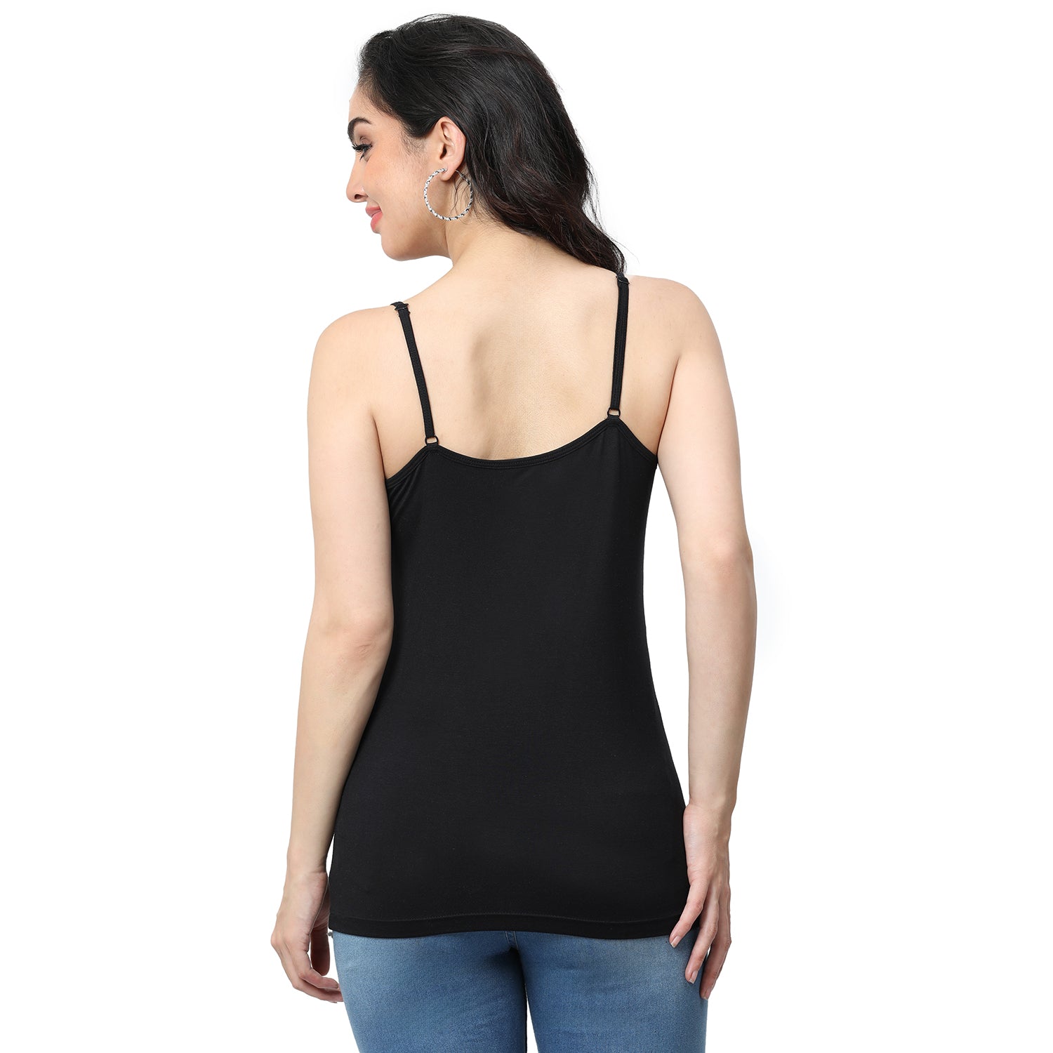 Regular Fit V-Neck Short Length Lace Camisole