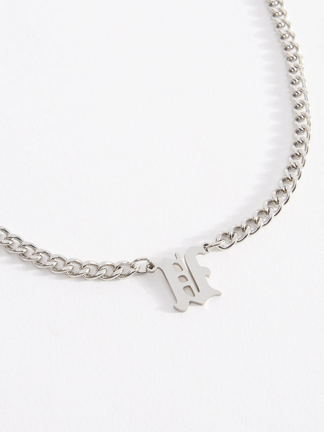 Men Stainless Steel Chain With Pendant and Lobster Closure