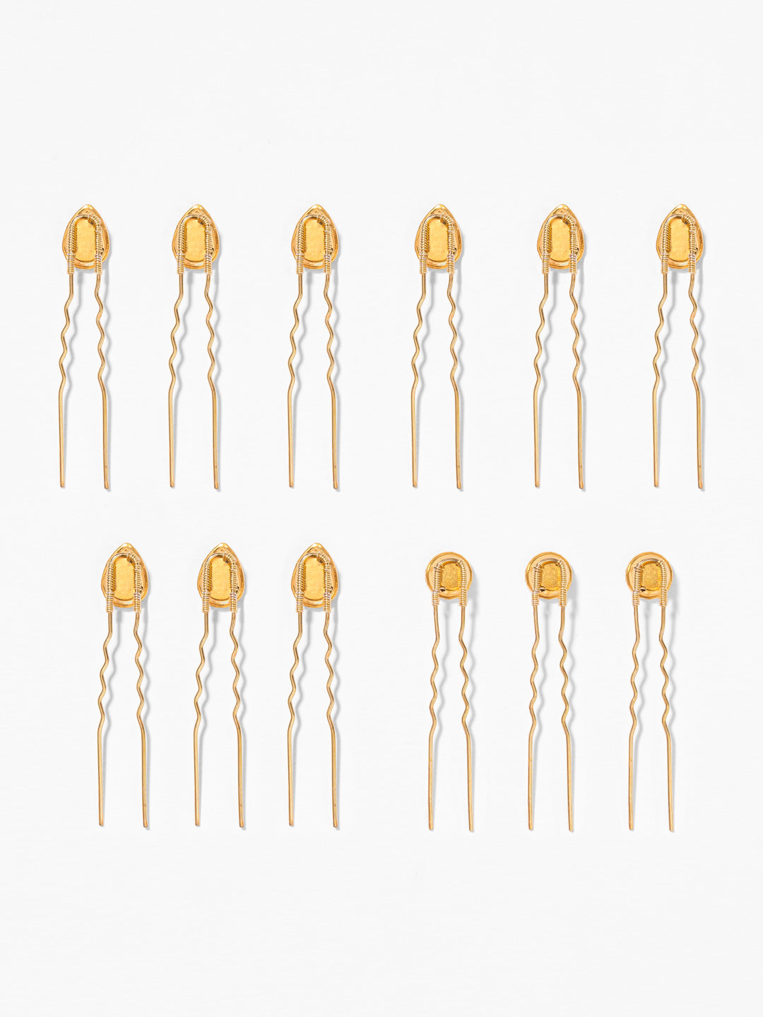Multi Crystal Pins - Set of 12