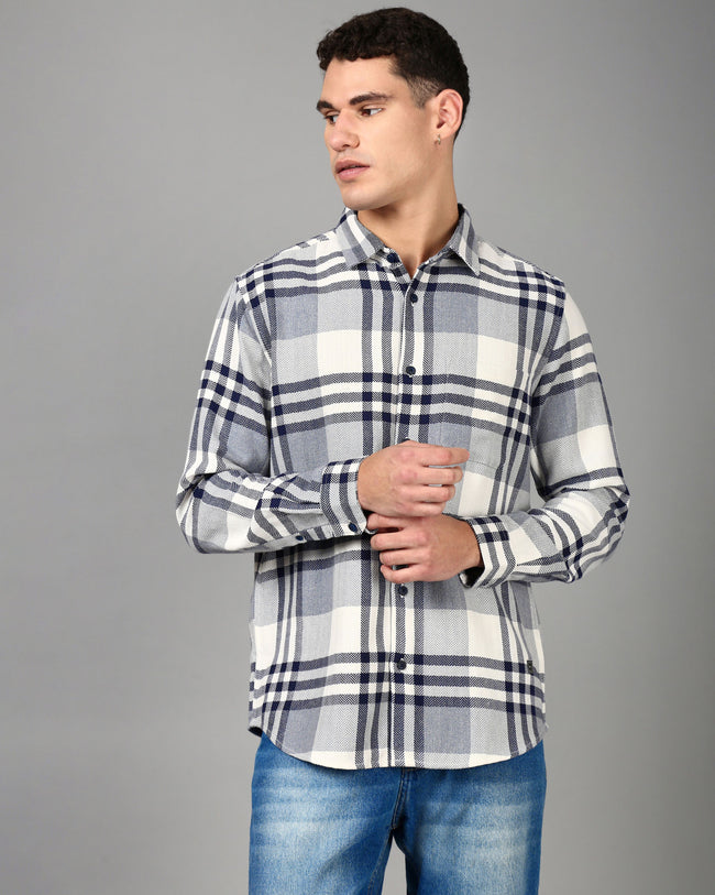 Men Grey Casual Shirt