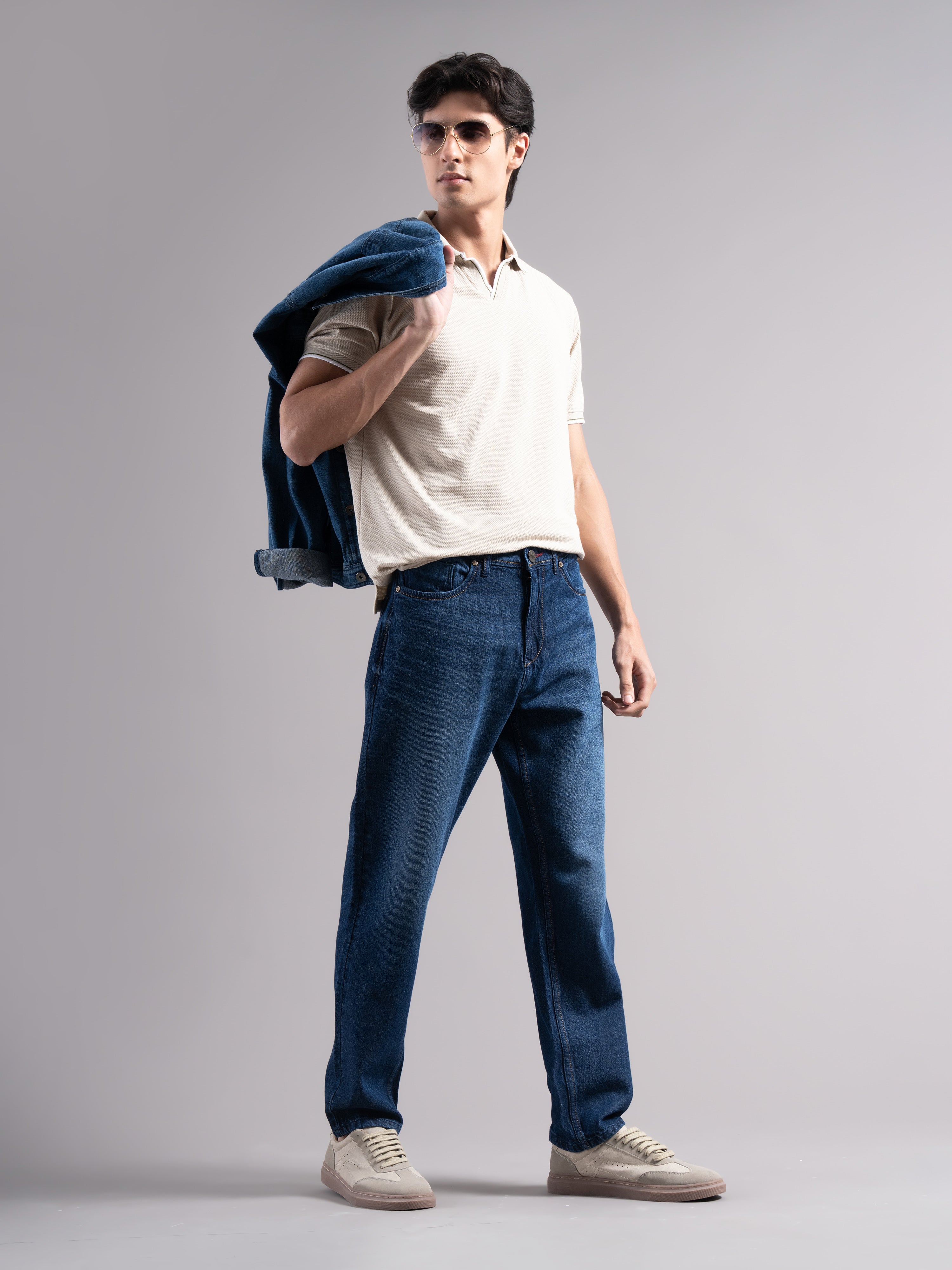 Men Blue Regular Fit Jeans