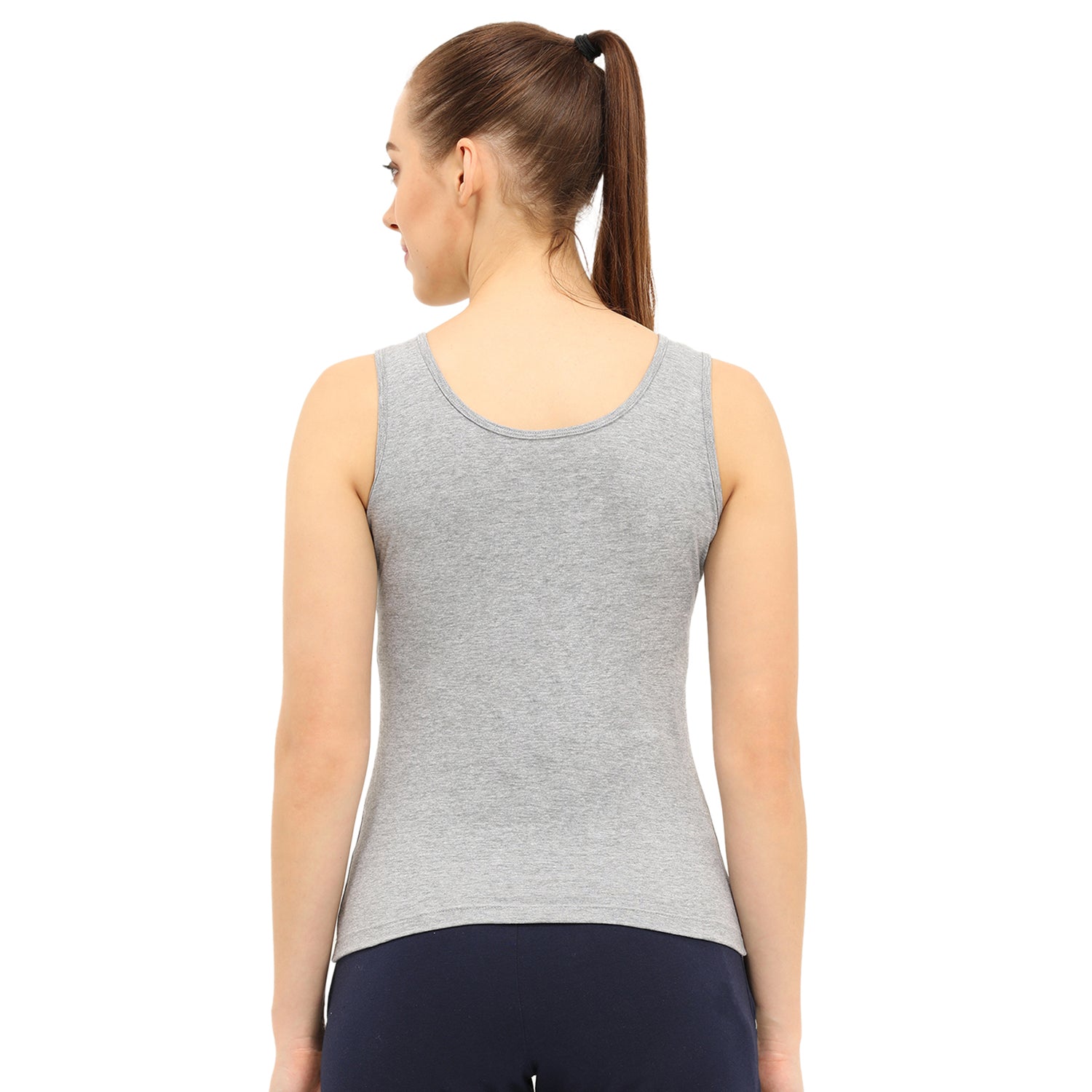 Regular Fit U-Neck Short Length Tank Top