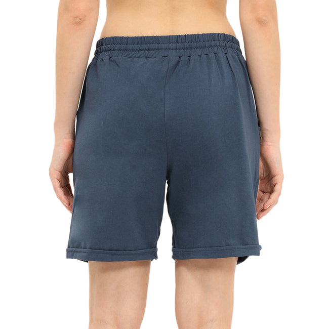 Women Blue Thigh Length Shorts