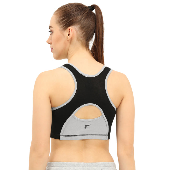 Padded Non-Wired Full Coverage Sports Bra